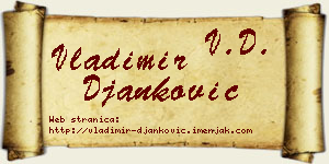 Vladimir Đanković vizit kartica